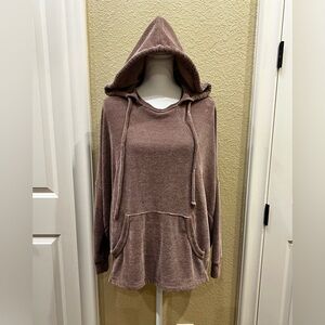 White Birch Oversized Hooded Sweatshirt